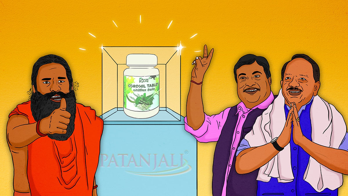 Ramdev deceptively sold Coronil as a Covid cure. Guess who enabled him? - Vimarsana News