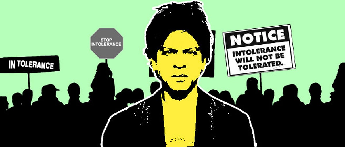 Shah Rukh Khan And A Rail Gadi Named Intolerance Shah Rukh Khan And A Rail Gadi Named Intolerance