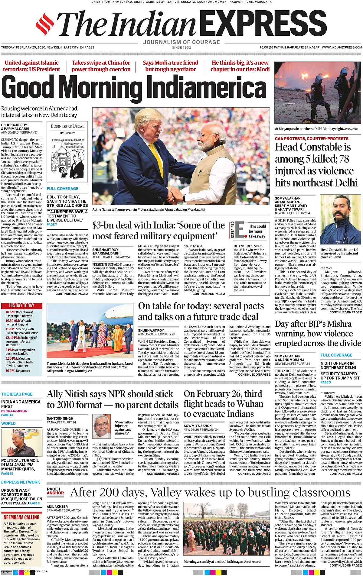 'Good Morning Indiamerica' How major English newspapers in India and