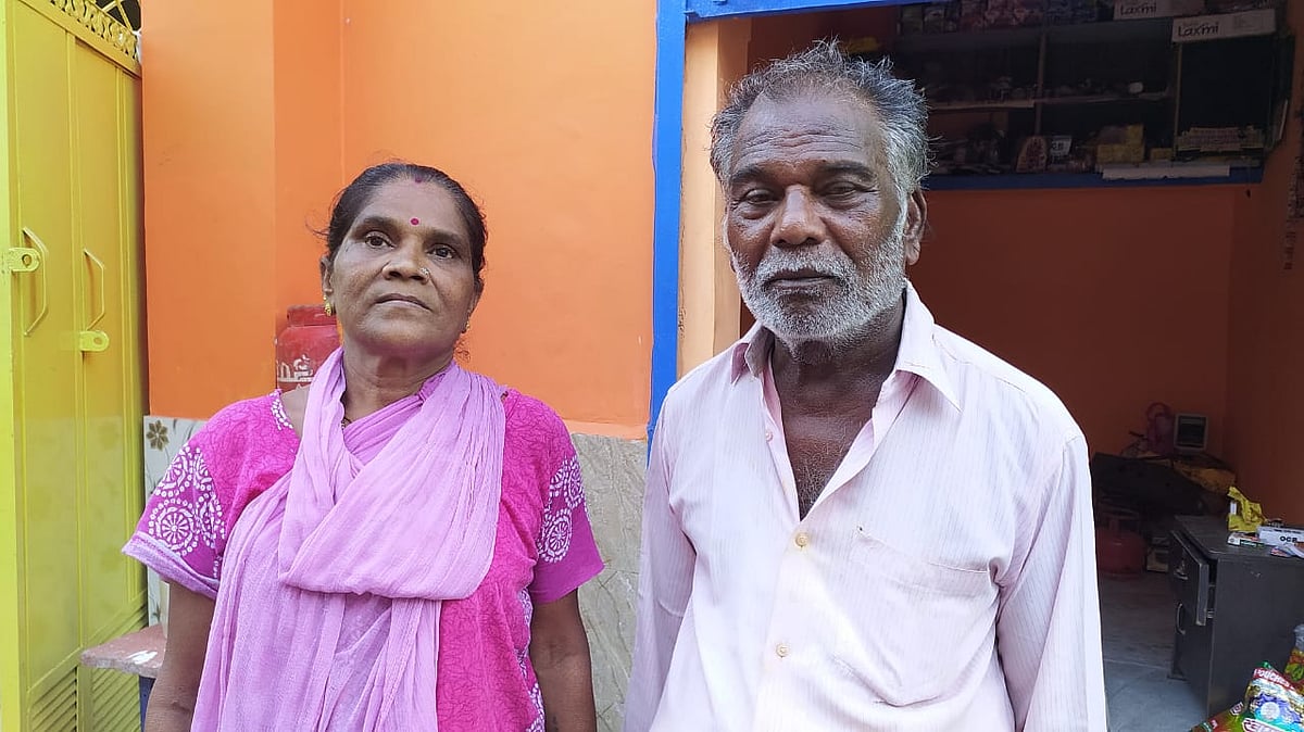 अन्ना नगर के प्रधान एन तुकुस्वामी और उनकी पत्नी जयश्री