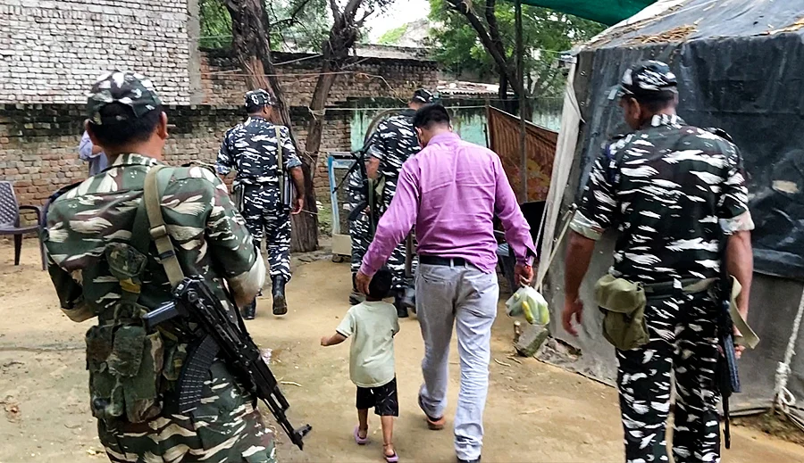 Nitish and his daughter.