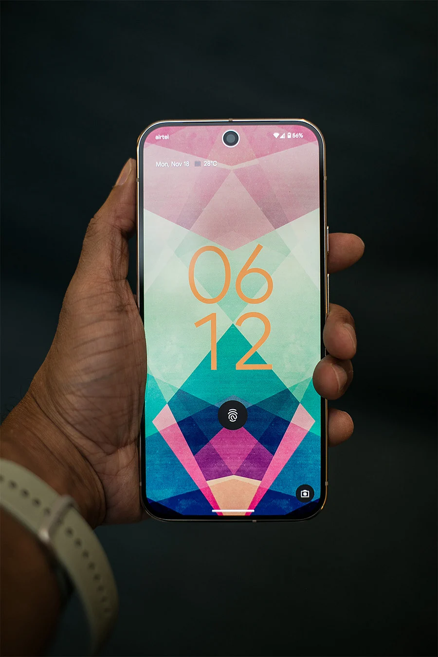 This is a large and slightly unwieldy phone in the hand.