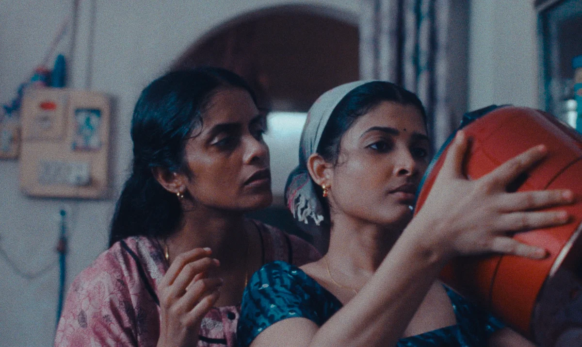 Kani Kusruti and Divya Prabha in All We Imagine As Light.