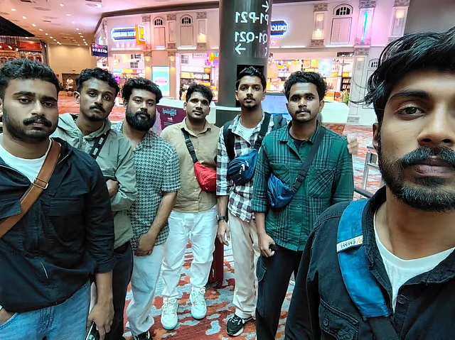 From left to right: Semil, Roshan, Ajmal, Abhinand, Abhinav, Aswanth, and Arun.