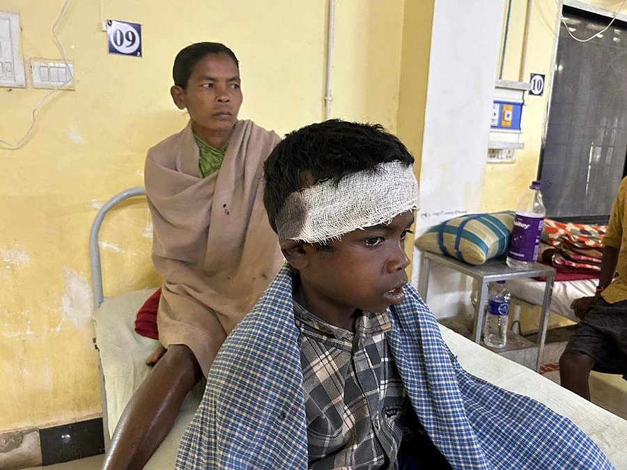 Eight-year-old Sonu Oyam.