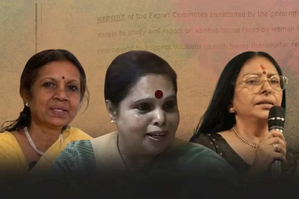 Former Justice K Hema, former bureaucrat KB Valsalakumari, and actor Sarada constituted the three-member Hema panel.