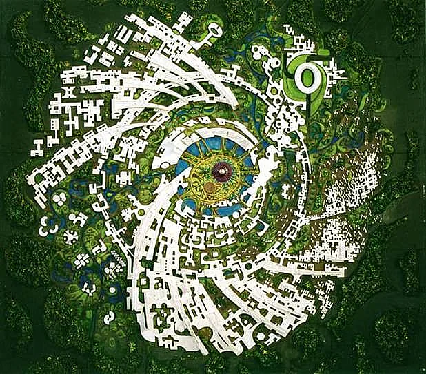The Galaxy plan by Roger Anger. Source: Stand For Auroville