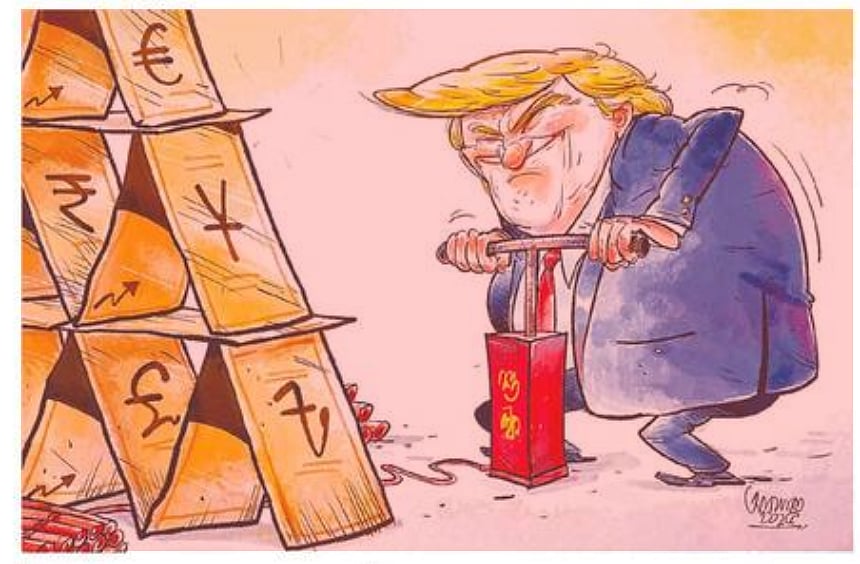 Cartoon published by Prothom Alo.