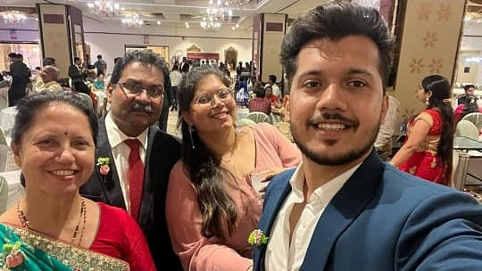 Susheel Nathaniel with wife Jennifer, son Austin, and daughter Akansha.