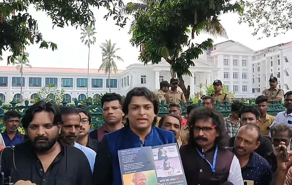 AKMA members and Rahul Easwar.