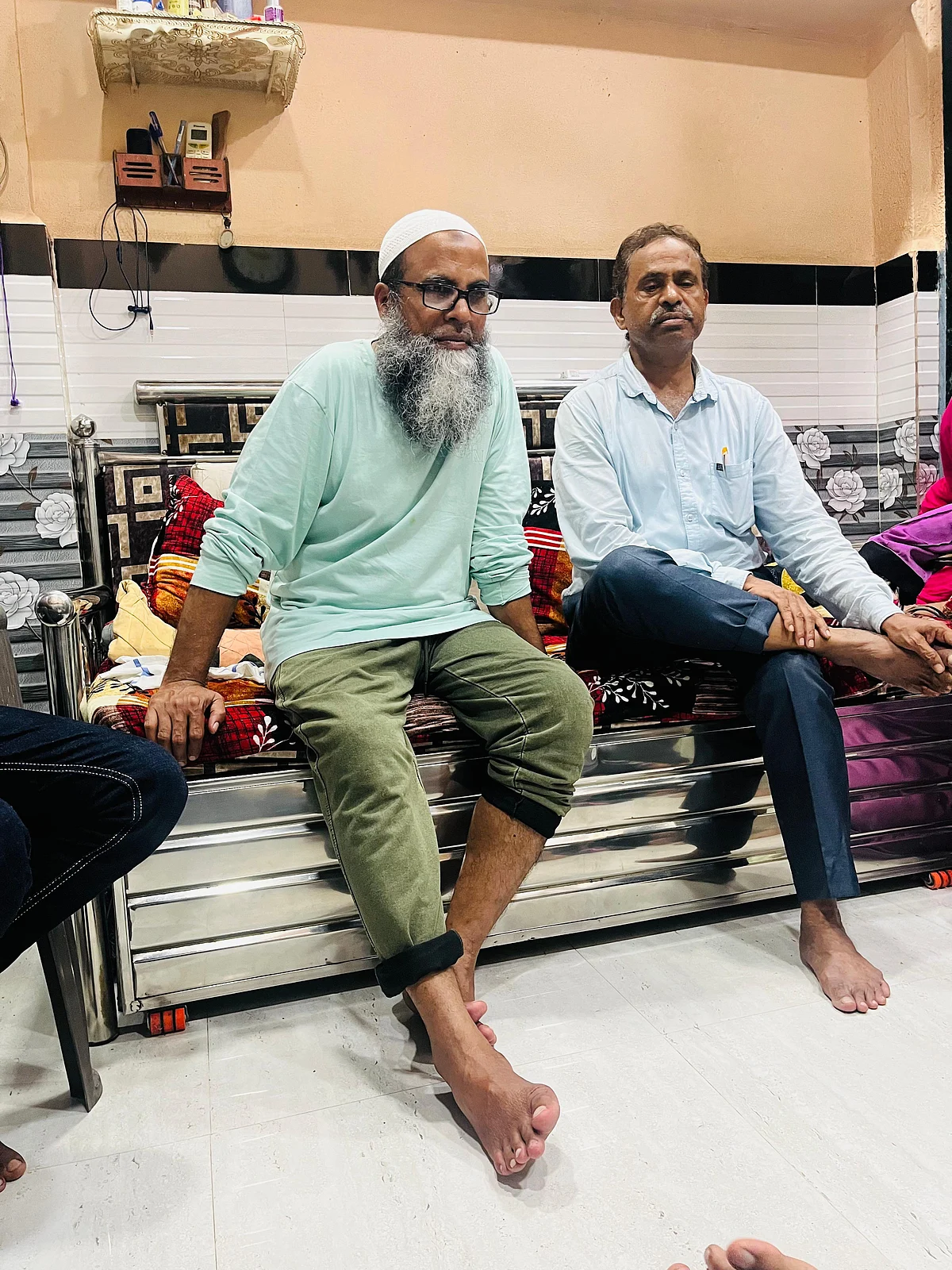 Mohammad Ali Shaikh. His son tried to hide his father's identity as he grew up.