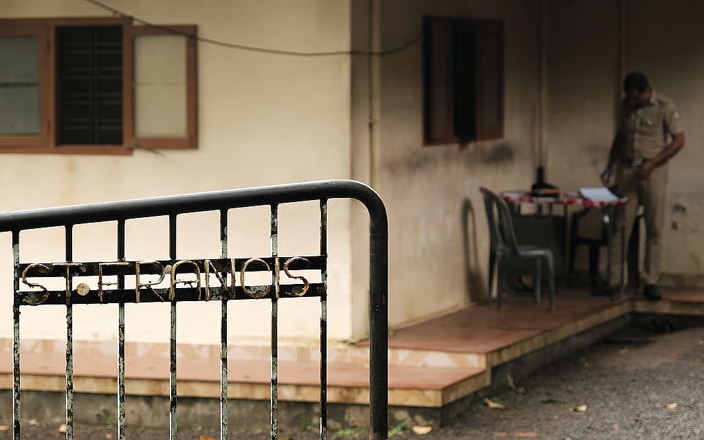Behind the modest iron gate stands the St Francis Mission Home convent. Photo: Isaac Nico