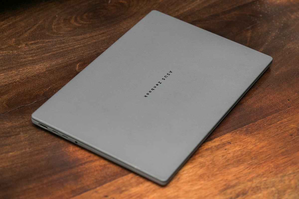 It is an elegant minimalist looking laptop.