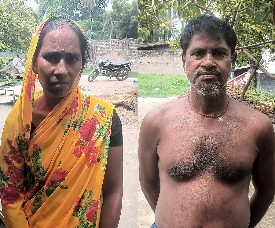 Upender Pandit and his wife Prem Sheela Devi.