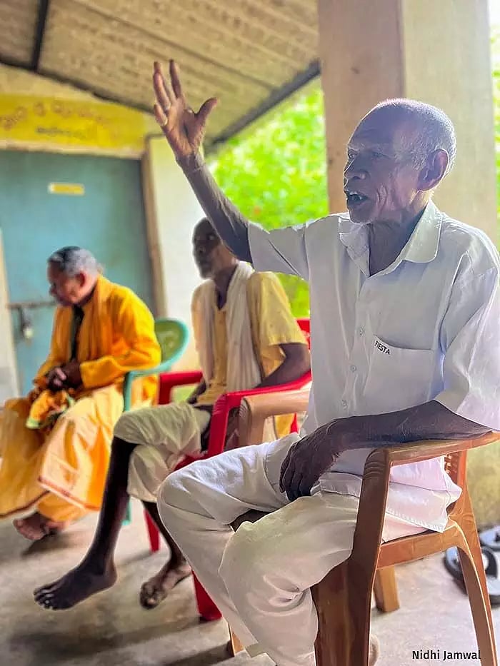 75-year-old Diamond Bhoi, an Adivasi leader from Goudmal village, went on to be at the forefront of the anti-mining movement of the 1980s.