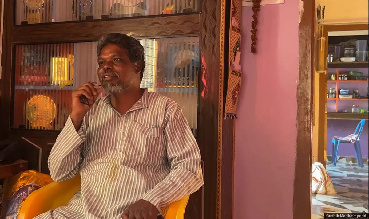 Governments should create farmer organisations/societies, get them to procure, establish processing units in the region and create market systems, says Ramarao Dora, convenor of the Adivasi Joint Action Committee. (Image courtesy Karthik Madhavapeddi)