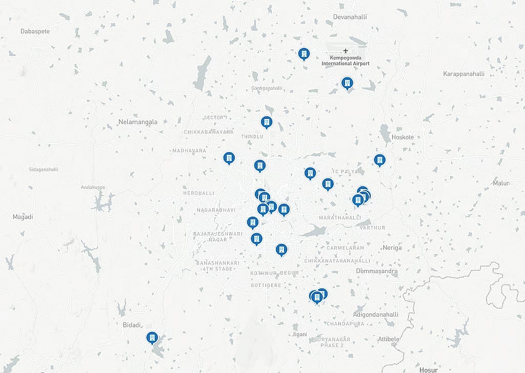 Most of Bengaluru’s data centres are clustered in the eastern and south-eastern tech hubs of Whitefield and Electronic City, with newer facilities expanding toward Devanahalli.