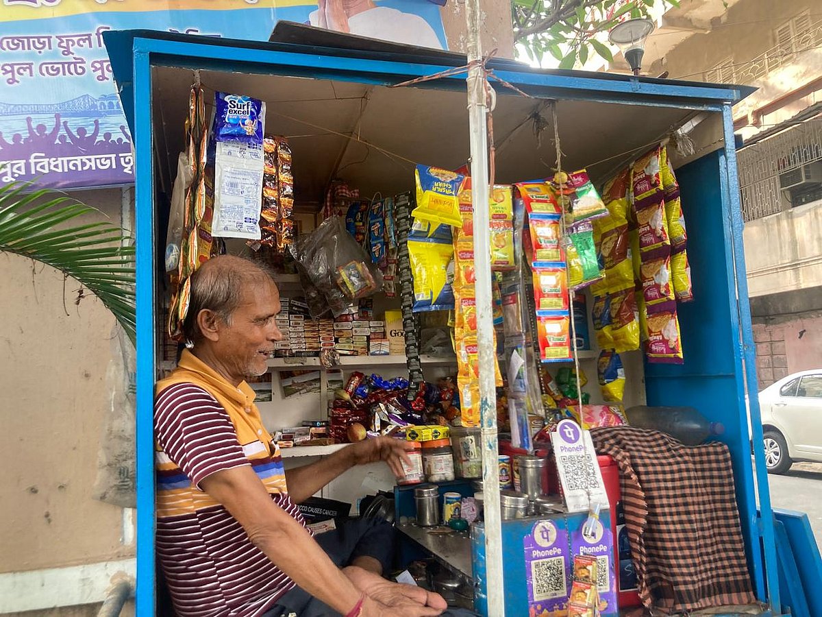 Kishore Mandal, a 56-year-old shopkeeper in Bhabanipur says he is happy with the TMC’s work. 
