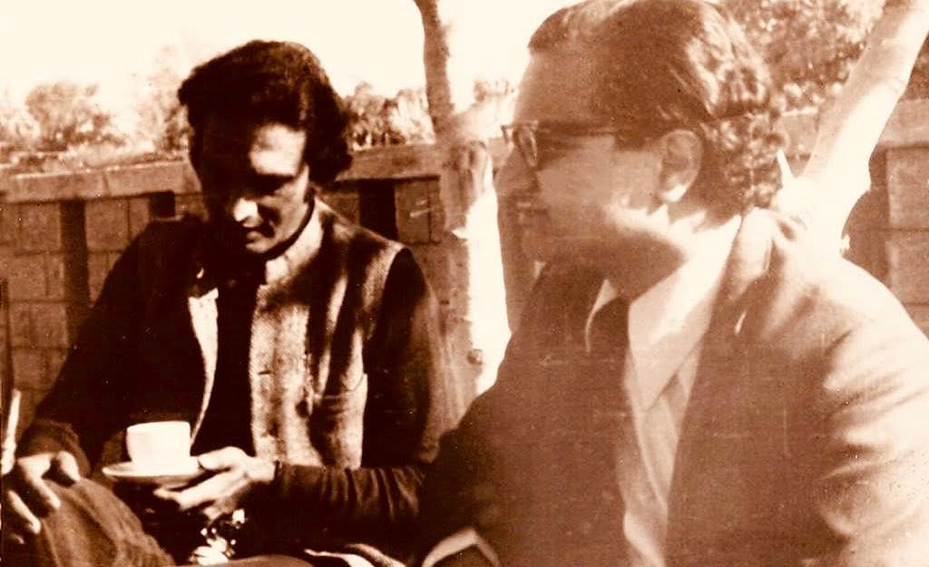  जैसलमेर में 1978 में रघु राय और जावेद लईक़ साहब.