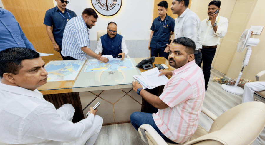 Meeting with Brajesh Pathak.