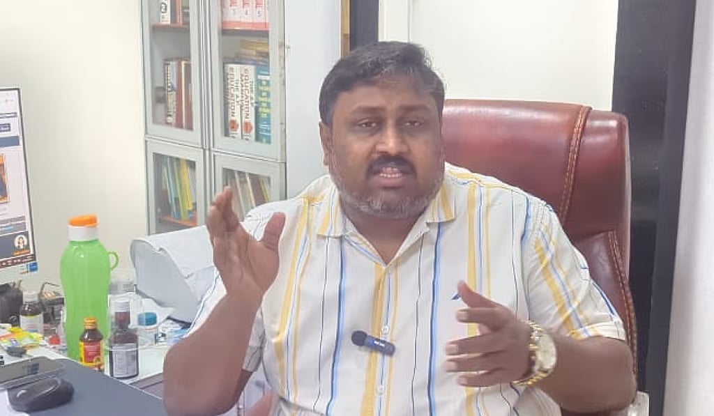 KV Aditya Chowdary, the lawyer arguing Vijayalakshmi's haebus corpus petition in Andhra Pradesh High Court