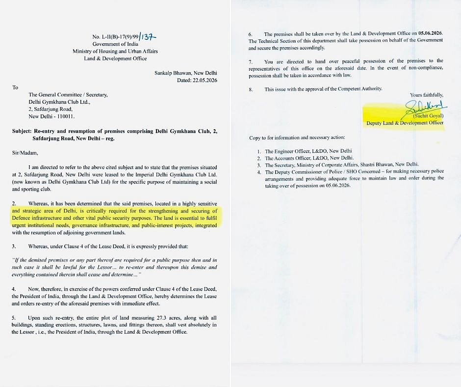 Second L&DO eviction letter in 5 weeks - now  citing “security”
