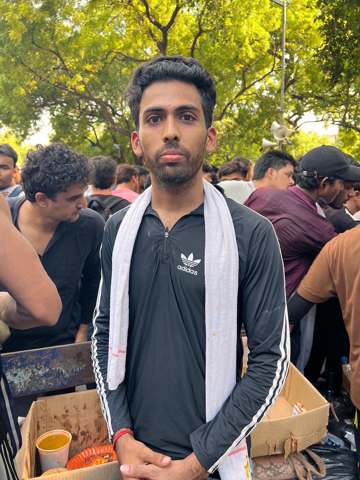 Divyansh Gautam, a volunteer