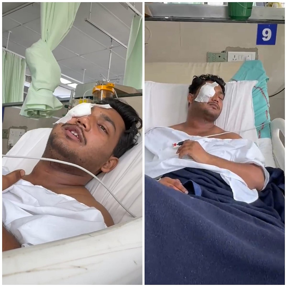 Sahil Lochab at AIIMS trauma centre on July 22 | Photo: Ankit Jain