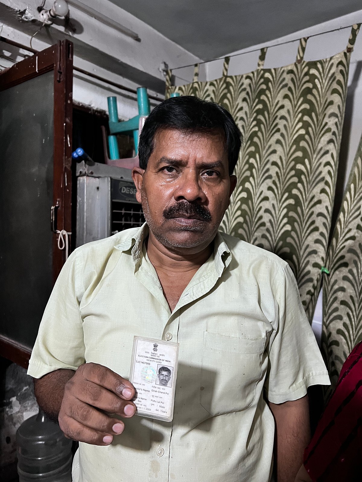 63-year-old Girish Chandra Pal at his home