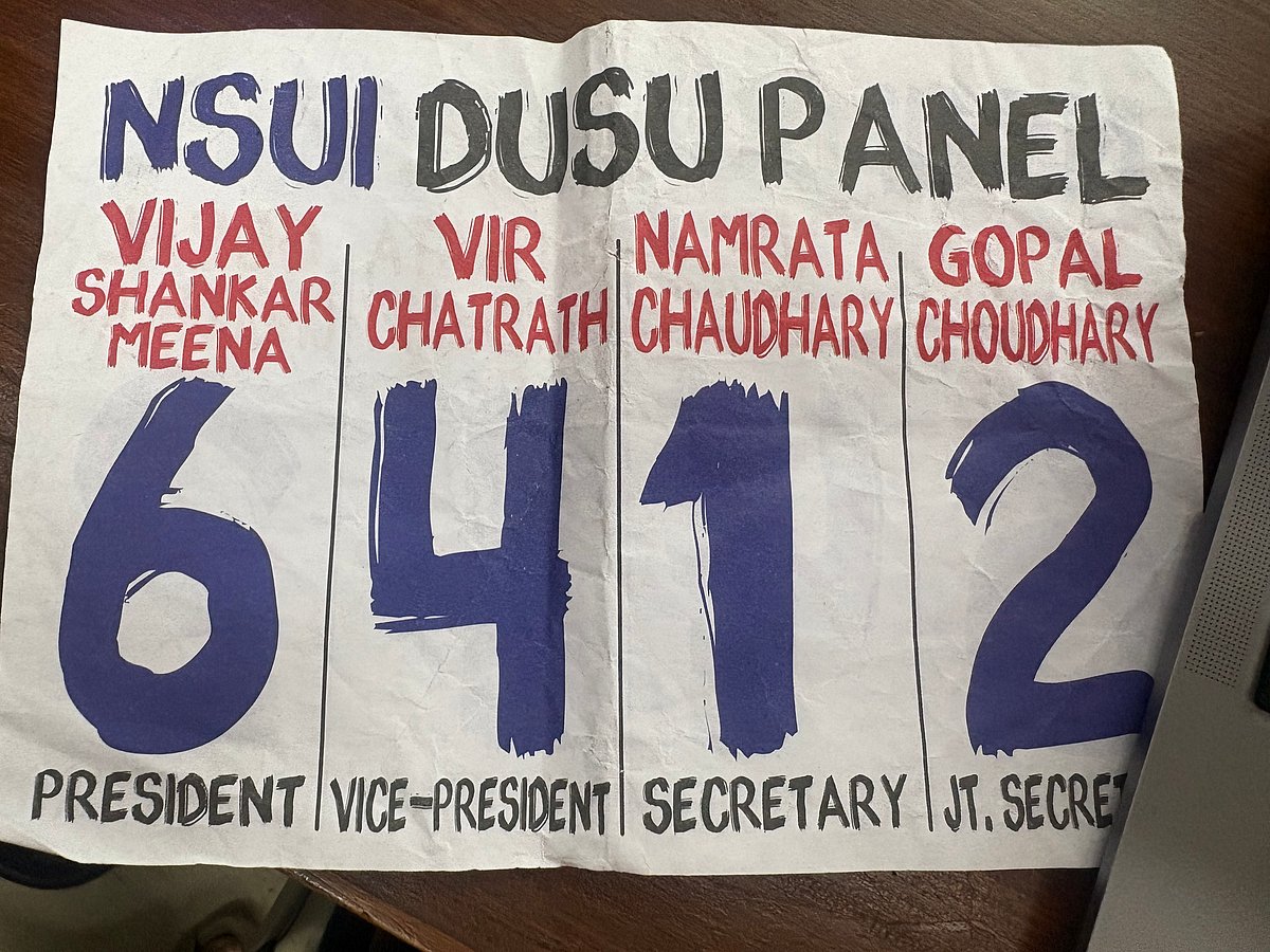 NSUI campaign poster