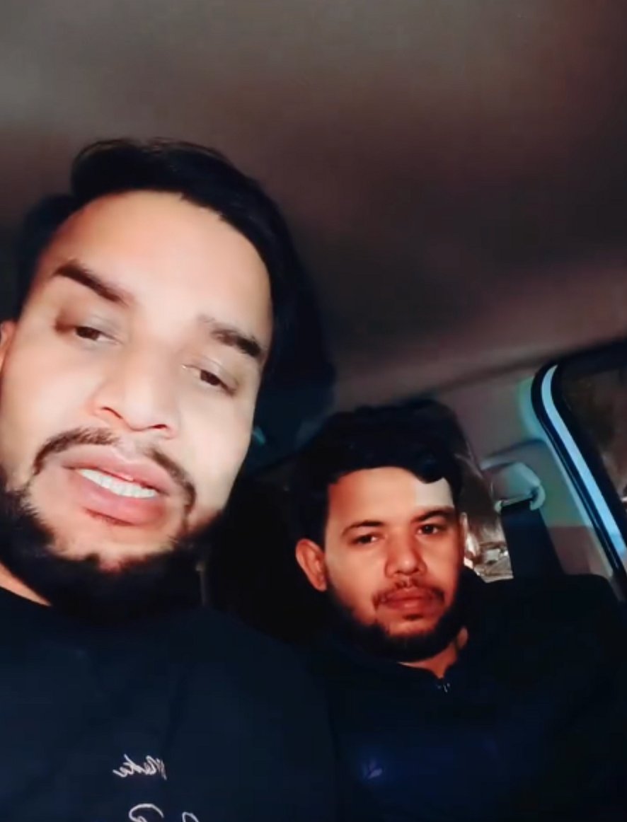 Jai Kishan Pandey and Indresh Dwivedi in a reel.