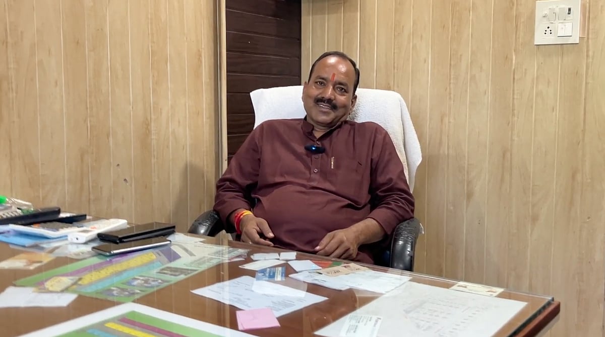 Rajesh Tiwari, the booth-level agent associated with the BJP