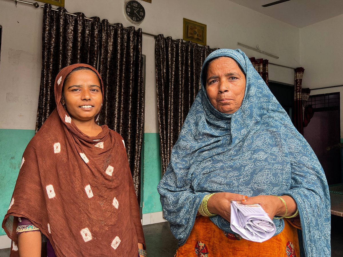 Kulsum and her mother-in-law