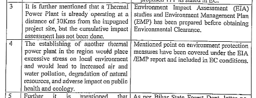 A screenshot from the NGT-appointed joint committee’s report