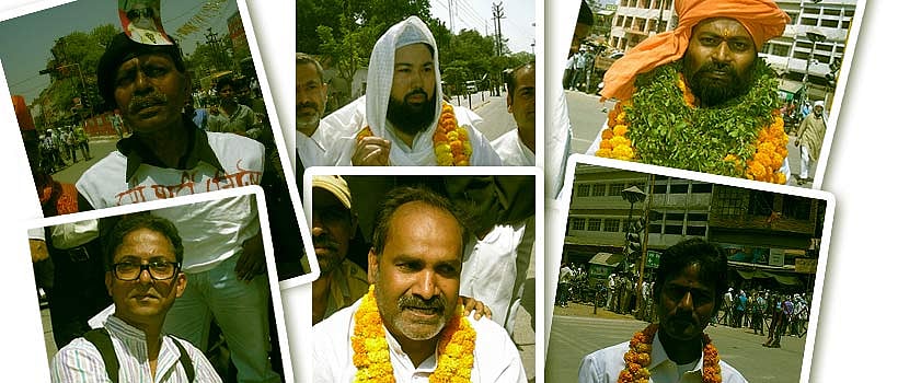Some of the not-so-serious contenders from Varanasi