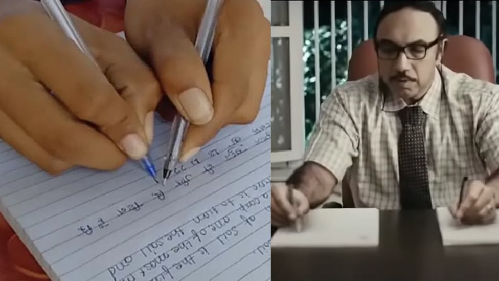 வைரஸ் போல இரண்டு கைகளாலும் எழுதும் மாணவர்கள் - அதிசய பள்ளி பற்றிய ஆச்சரியத் தகவல்கள்!