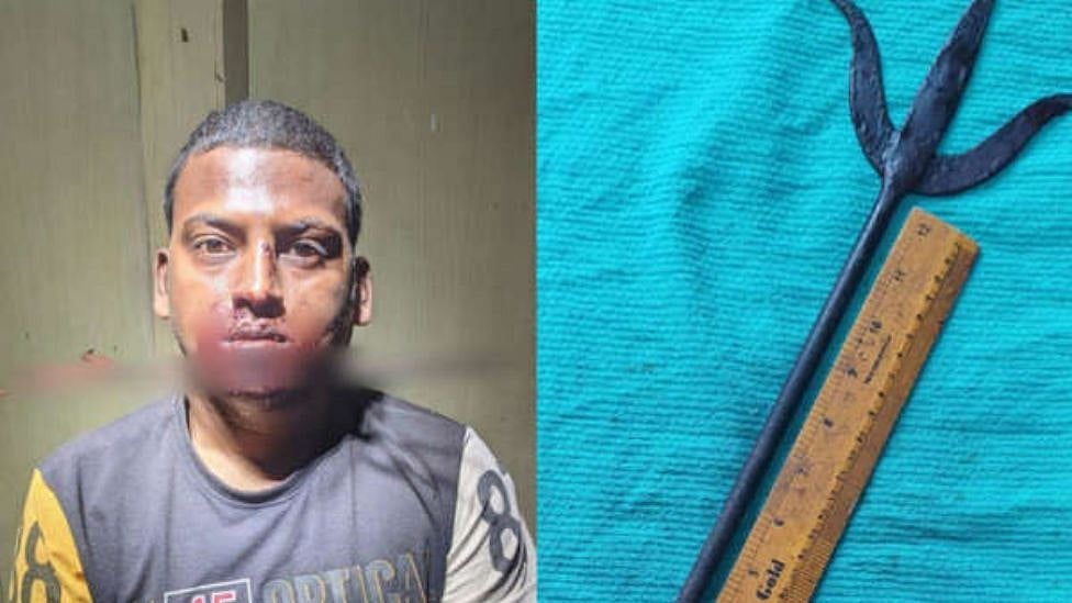 கழுத்தில் குத்திய 30 செ.மீ திரிசூலம்; சிகிச்சைக்காக 65 கி.மீ நடந்தே சென்ற நபர் - எங்கே?