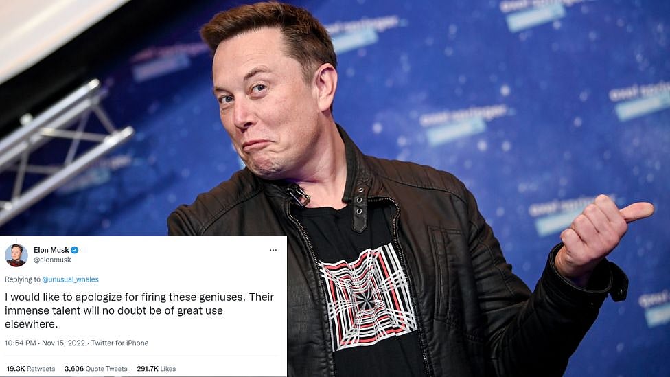 Twitter : விமர்சித்த ஊழியர்கள் பணி நீக்கம்; மன்னிப்பு கேட்பது போல எலான் மஸ்க் மறைமுக கேலி!