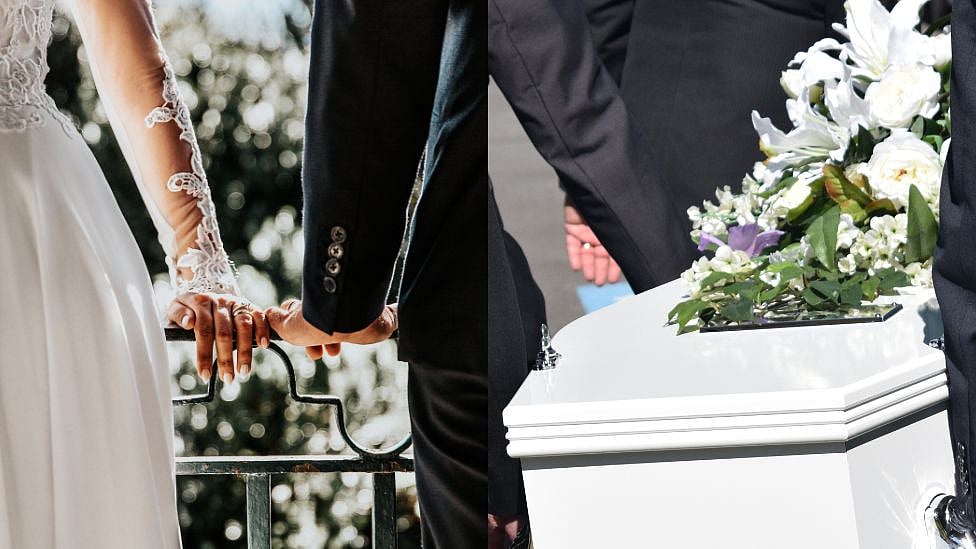 சவப்பெட்டியிலிருந்து மணமகன் மாஸ் என்ட்ரி! குழம்பிய விருந்தாளிகள்- இணையவாசிகள் விமர்சனம்