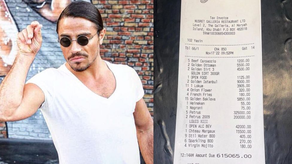 Salt Bae : 1.1 கோடி ரூபாயில் பில் - சர்ச்சைக்கு கூலாக பதிலளித்த சால்ட் பே  