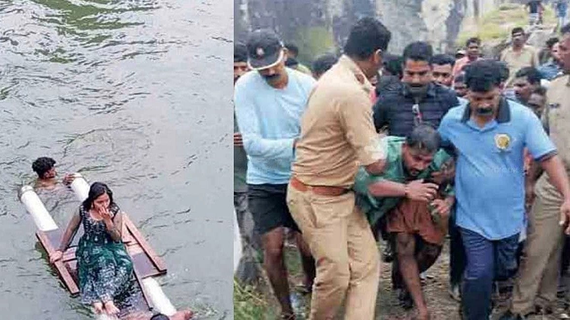 150 அடி பள்ளத்தாக்கில் விழுந்த மணப்பெண்: துணிச்சலாக காப்பாற்றிய மாப்பிள்ளை - எங்கே?