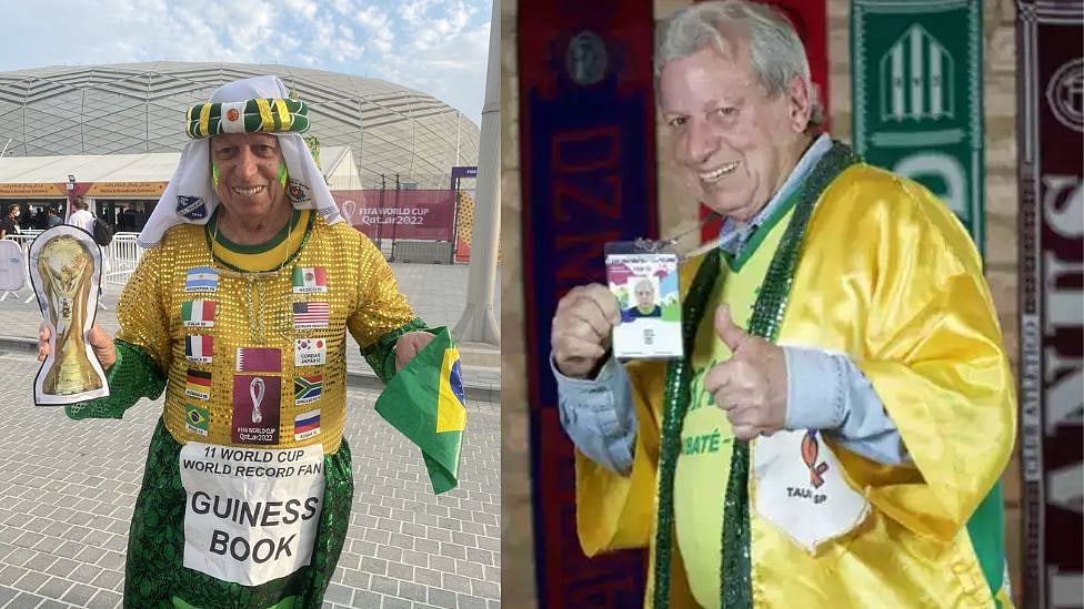 FIFA WC : 44 ஆண்டுகள், 11 உலகக்கோப்பை தொடர்கள்!  கின்னஸ் சாதனை 75 வயது நபர் - எங்கே? 