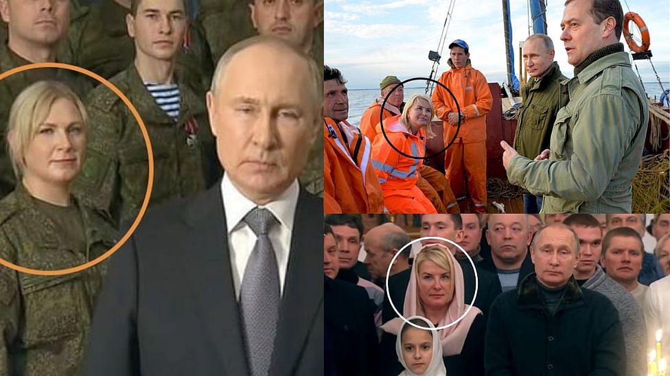 ரஷ்யா: புதினுடன் புகைப்படங்களில் மீண்டும் மீண்டும் தோன்றும் இந்த பெண் யார்? இணையம் கேள்வி