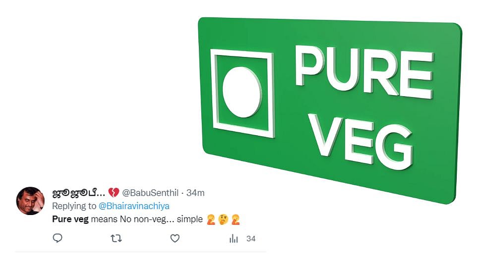 “அதென்ன ‘Pure’ Veg?“ :  இணையத்தில் அனல் பறக்கும் விவாதம் - நெட்டிசன்ஸ் ரியாக்‌ஷன் என்ன?