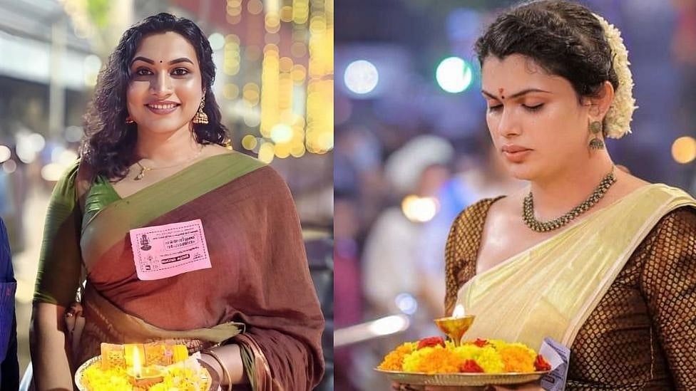 ’வாவ்... க்யூட்’ - பெண் வேடமிட்டு கடவுளை வழிபடும் விநோத திருவிழா: வைரல் புகைப்பட பின்னணி?