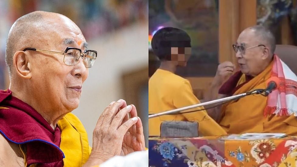 தலாய் லாமா: சிறுவனை நாக்கில் முத்தமிட சொன்ன விவகாரம்; மன்னிப்பு கேட்ட துறவி- என்ன நடந்தது?