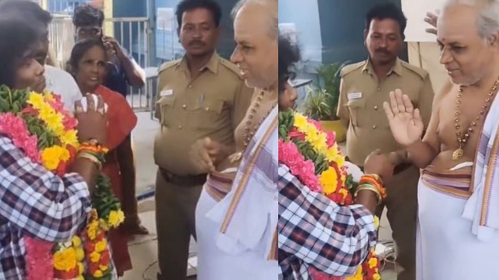 யோகி பாபுவுக்கு கைகொடுக்க மறுத்த கோவில் அர்ச்சகர்? வெளியான சர்ச்சை வீடியோ - என்ன நடந்தது?