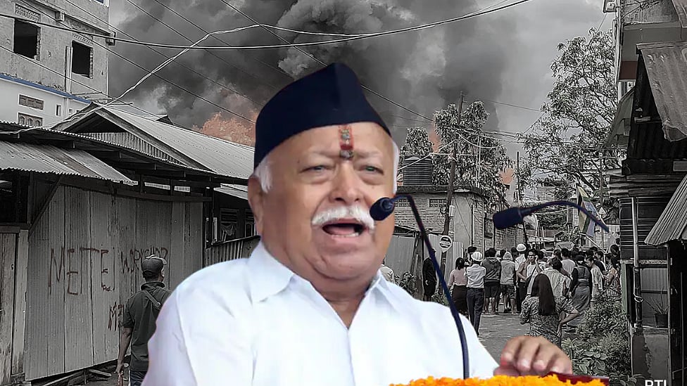Manipur: கலவரத்துக்கு பின்னால் இருப்பவர் யார்? RSS தலைவர் சர்ச்சை பேச்சு!