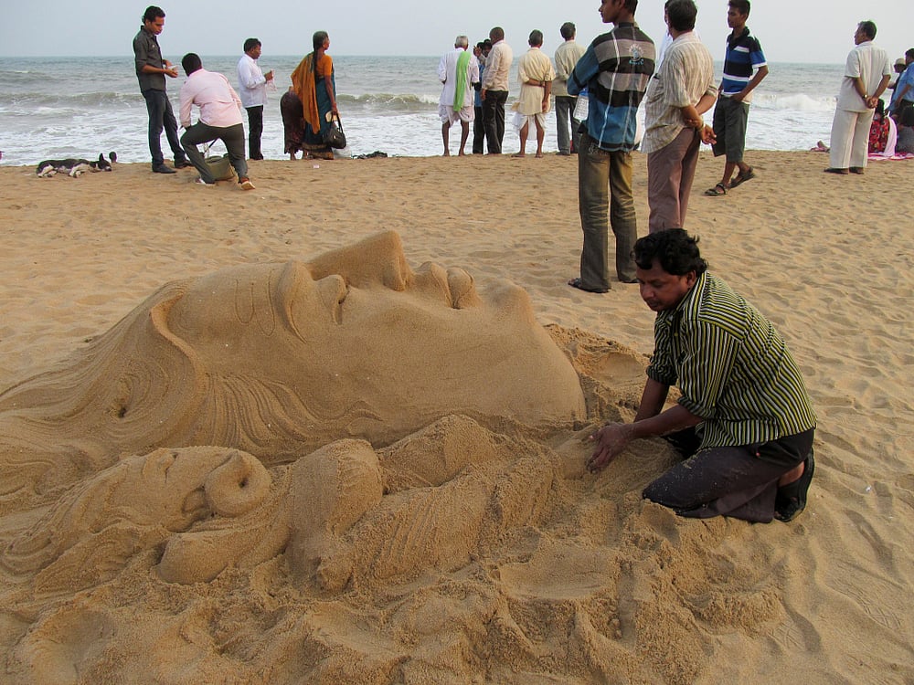 Odishas Chandrabhaga Sand Art Festival Returns With International Artists In 2022