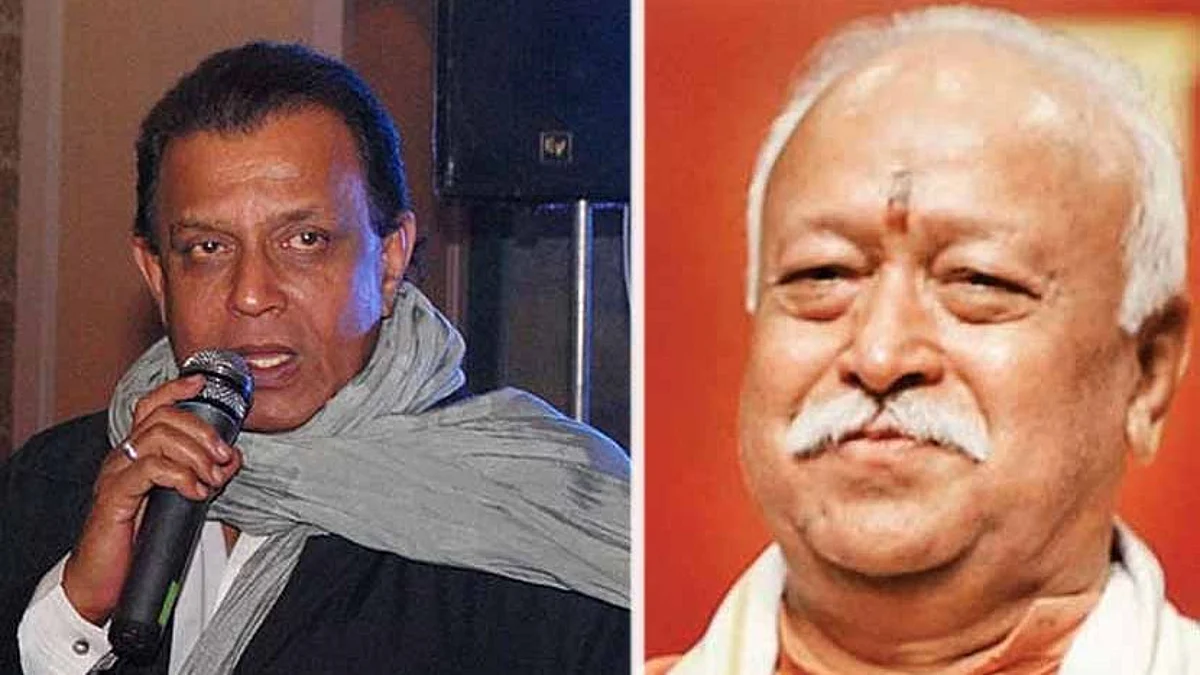 মিঠুন চক্রবর্তীর বাড়িতে RSS প্রধান মোহন ভাগবত - রাজনৈতিক মহলে জল্পনা
